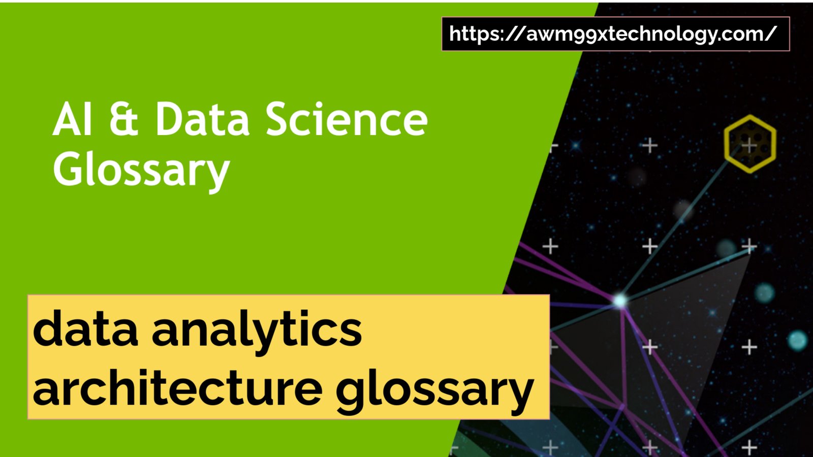 data analytics architecture glossary